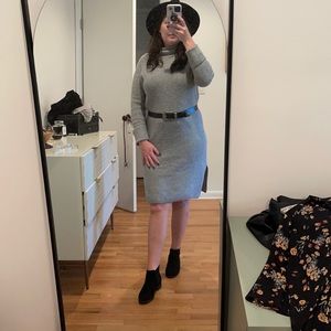 Grey Sweater Dress